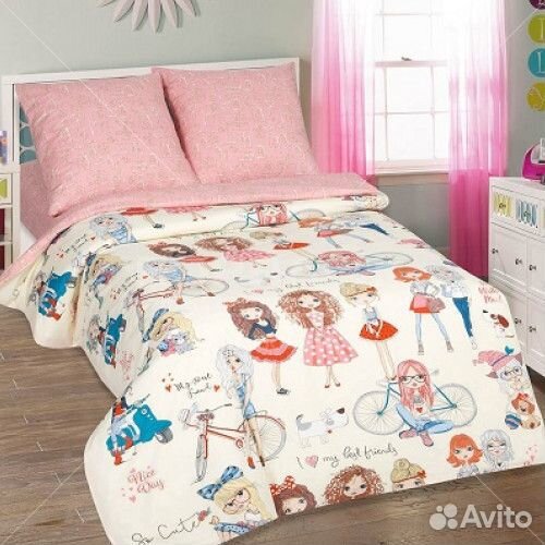 Комплекты постельного поплин и перкаль