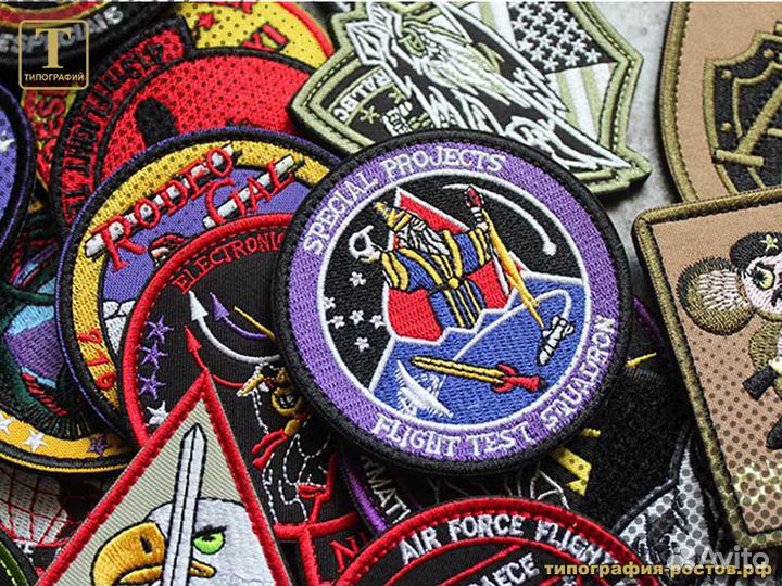 Изготовление патчей шевронов логотипов нашивок