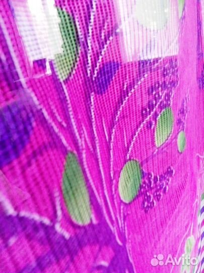 Москитная шторка-сетка на дверь на магнитах