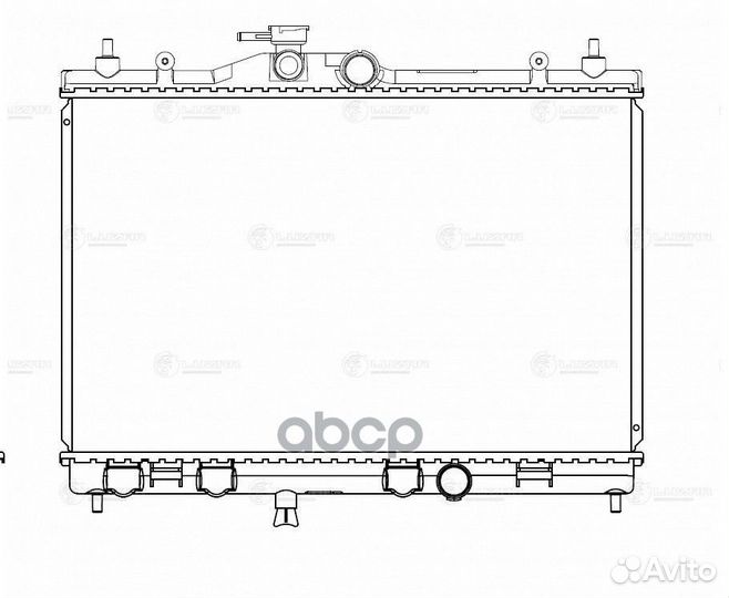 Радиатор охл. для а/м Nissan Juke (10) 1.6i (L