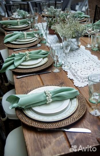 Муслиновая салфетка для сервировки стола