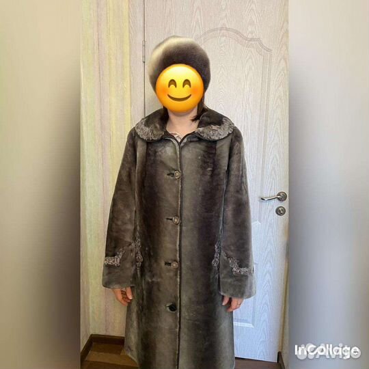 Шуба мутоновая 50-52 размер