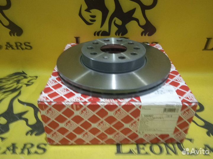 Диск тормозной Skoda Октавия A7 передний 2013+Febi