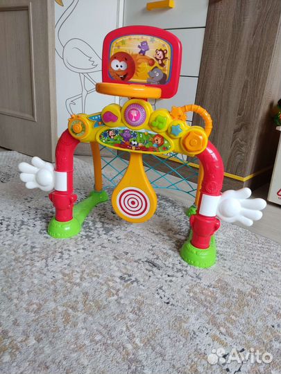 Детские футбольные ворота с музыкой