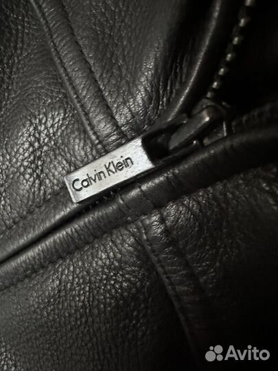 Кожаная куртка Calvin Klein (оригинал) S