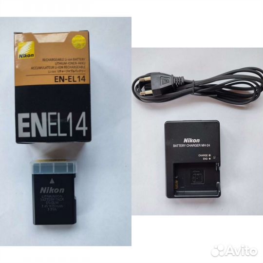 Nikon EN-EL14 + Nikon mh-24 Новые