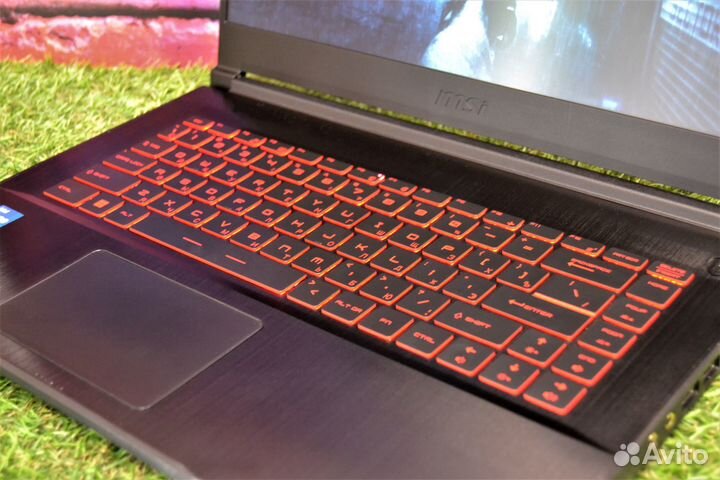 Игровой ноутбук MSI 144Гц RTX 3050+Core i5-11400H