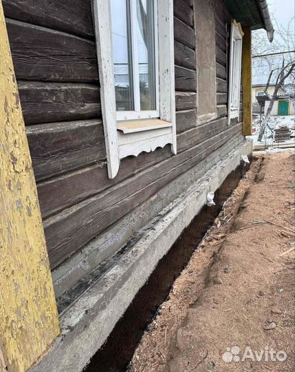 Фундамент венцы отмостка