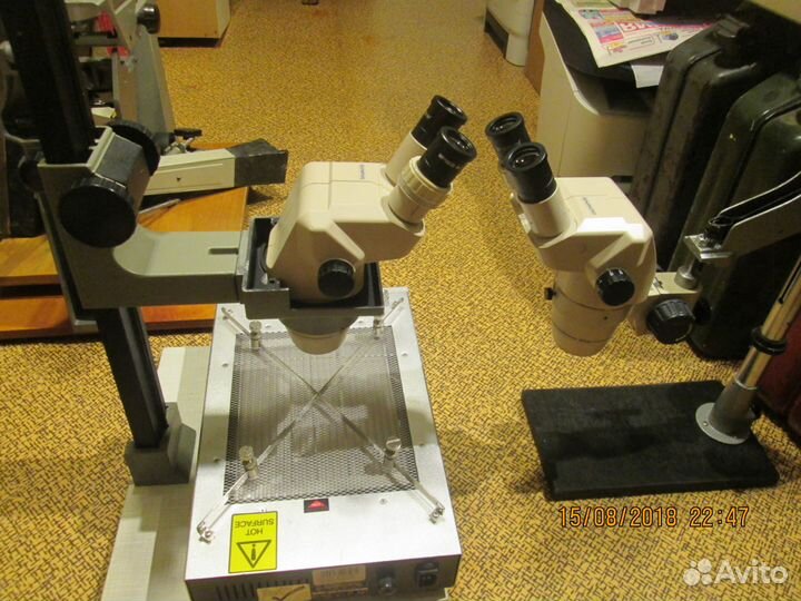 Штативы разные с большим вылетом для микроскопов