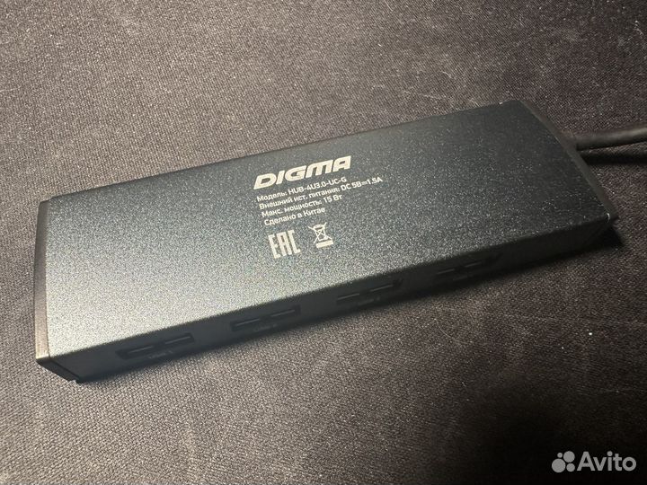 USB хаб Digma (Type C)