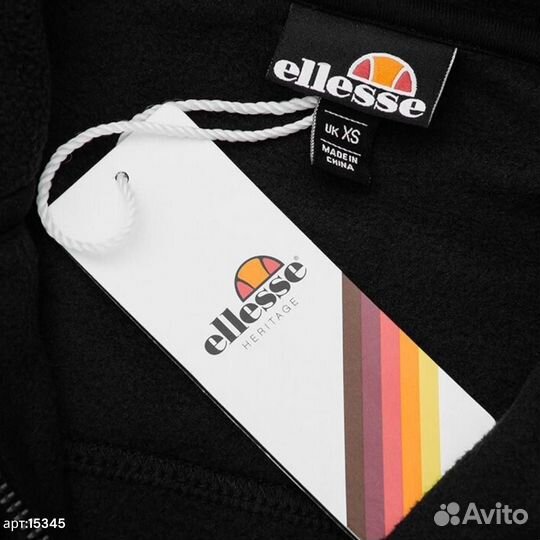 Анорак ellesse черн С карманом на рукаве утепл 40(XXS)