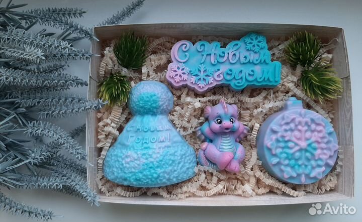 Мыло ручной работы. Новогодние наборы