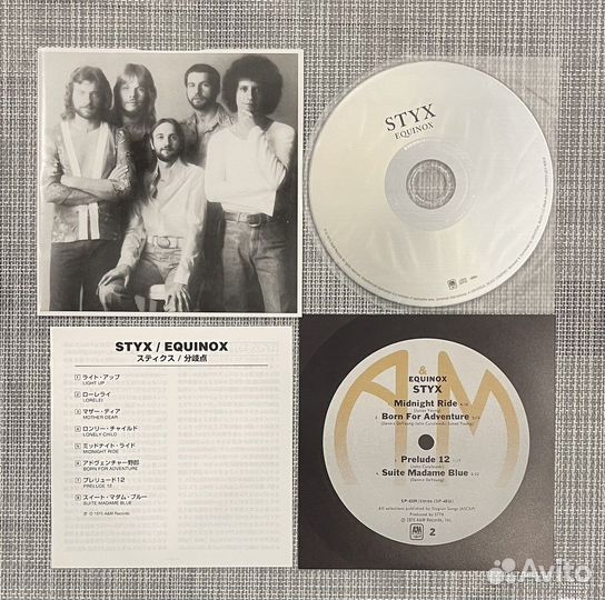 Styx Equinox SHM-CD Japan Mini LP CD