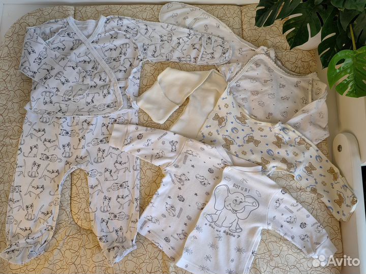 Большой пакет вещей на мальчика 56 62 68