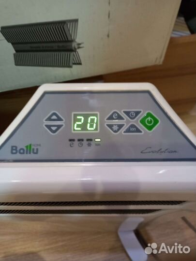 Конвектор Ballu 1500 рассчитан на 20-25 кв.м