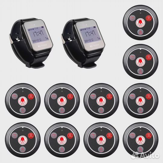 Кнопки вызова для веранды + часы