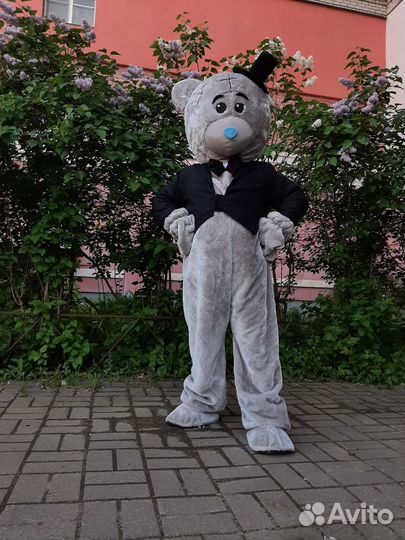 Мишка Тедди поздравление, ростовая кукла, аниматор