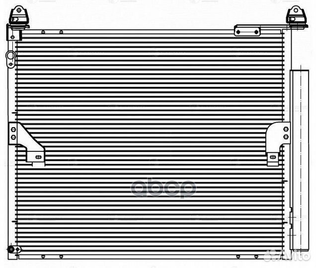 Lrac 1972 радиатор кондиционераToyota Land Cru