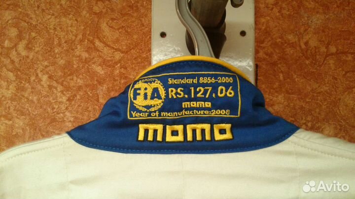 Комбинезон для авто спорта momo Оригинал р,58