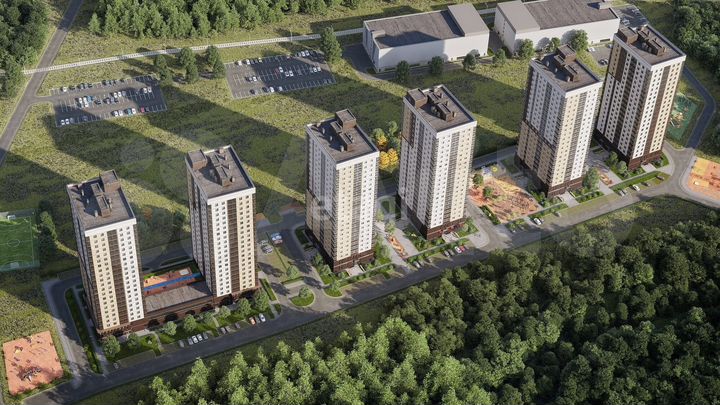 Квартира-студия, 33,9 м², 22/22 эт.
