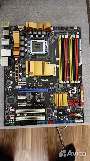 Материнская плата asus P5QC 775 сокет