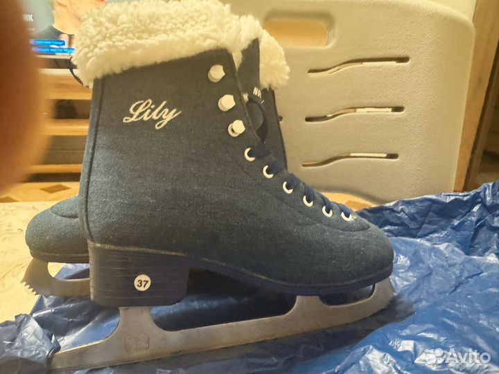 Коньки женские 37 размер бу