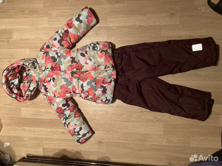 Зимний костюм для девочки 98 104