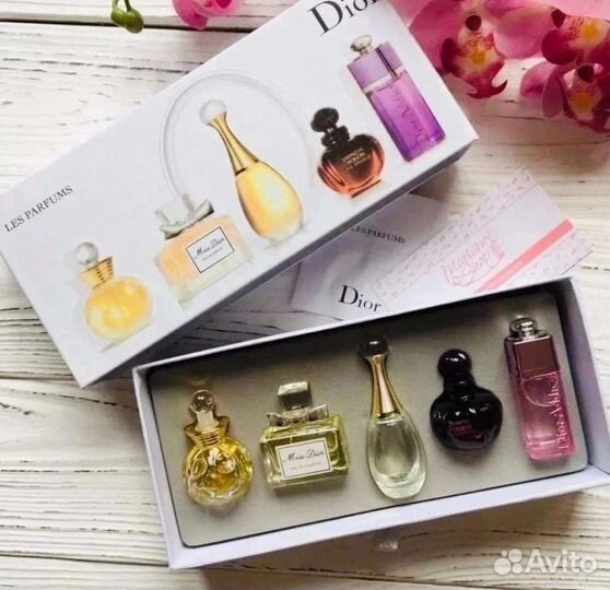 Духи женские dior 5в1