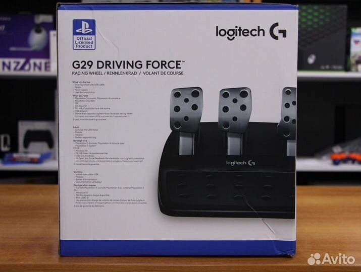 Игровой Руль Logitech G29 Driving Force PS4/PS5/PC