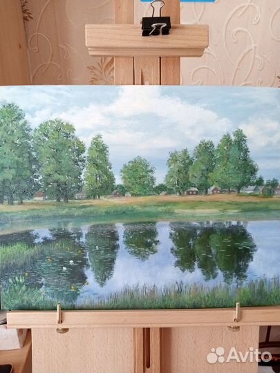 Пейзаж, масло, 30х40