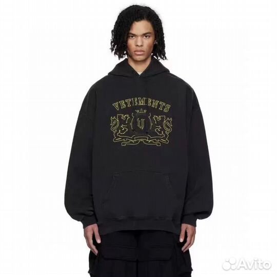 Vetements hoodie black (top 2025 )