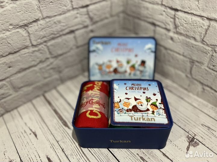 Носки в подарок с открыткой