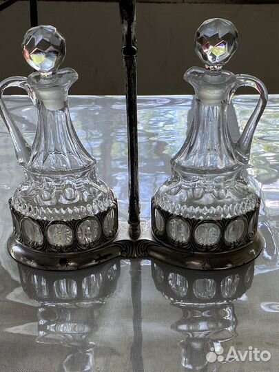 Винтажный набор для масла соуса,соли-перца,Италия