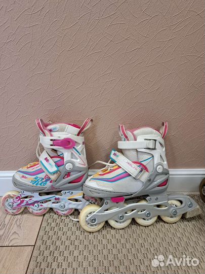 Роликовые коньки детские раздвижные