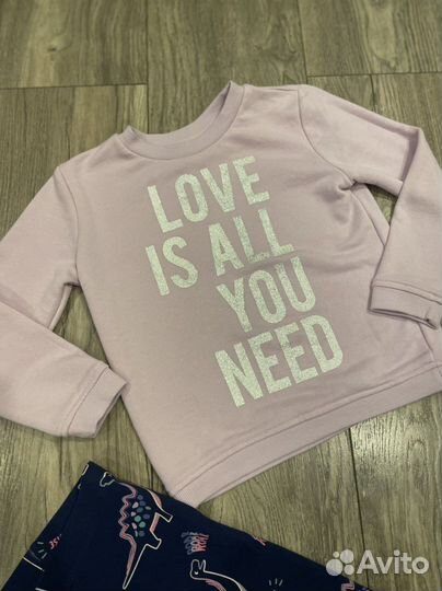 Вещи пакетом на девочку 104 110