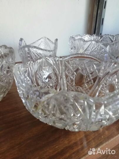 Ваза хрустальная большая СССР