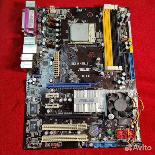 Материнская плата Asus M2N SLI (50/50 рабочая)