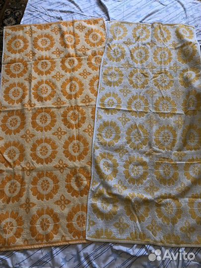 Махровые полотенца и простынь СССР