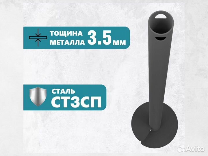 Винтовые сваи под ключ. Изготовим установим