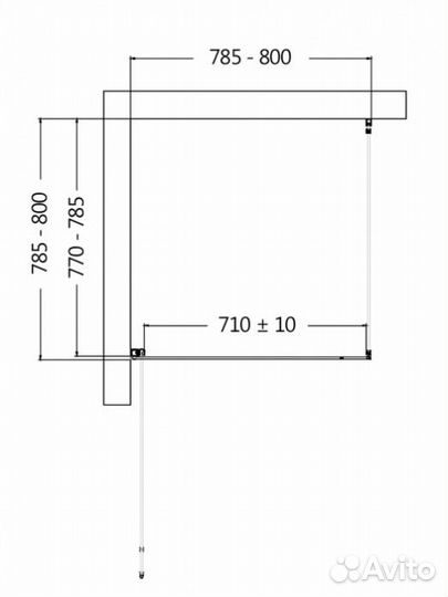 Душевой уголок aquame AQM5215-LH-8