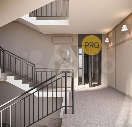 2-к. квартира, 53,8 м², 2/4 эт.