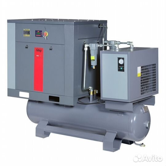 Компрессор 11 кВт винтовой на ресивере с осушит-м
