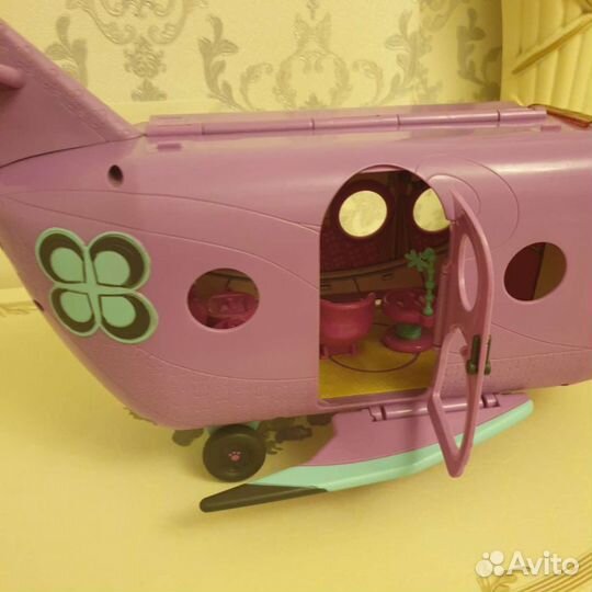 Littlest Pet Shop самолет,автобус/машинка