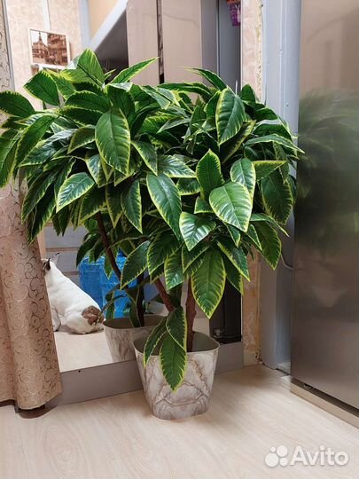 Искусственное дерево в горшке