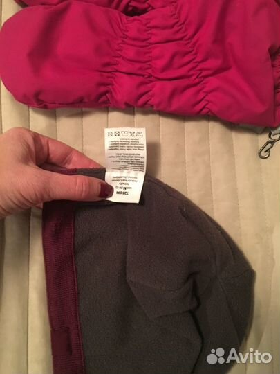 Шапка для девочки Lassie + варежки Lassie