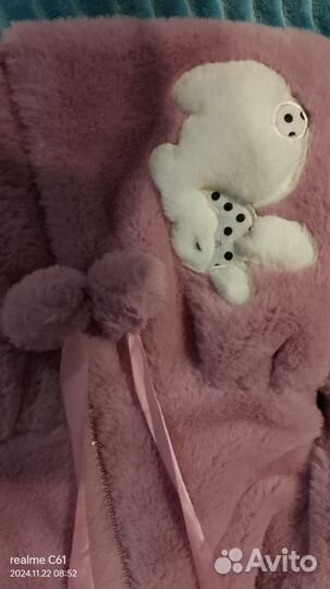 Шубка для девочки 80-86