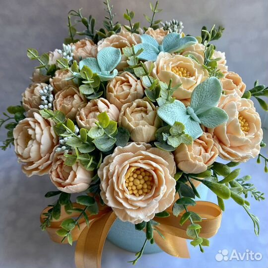 Мыло ручной работы (букет, 8 марта)