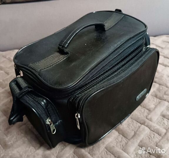 Сумка натуральная кожа для видео или фотокамеры