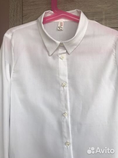 Рубашка белая школьная