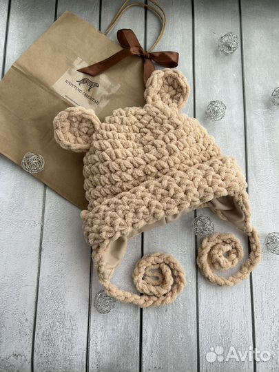 Комплект шапка шарф для ребенка